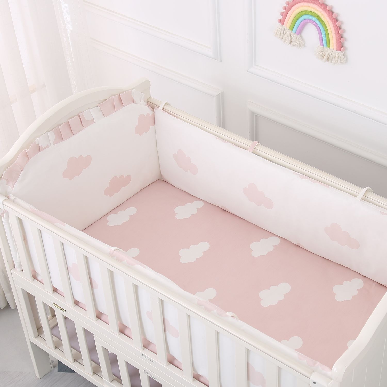 Baby Nursery Sale - Cartoon Crib Liner 3D Mesh Cotton