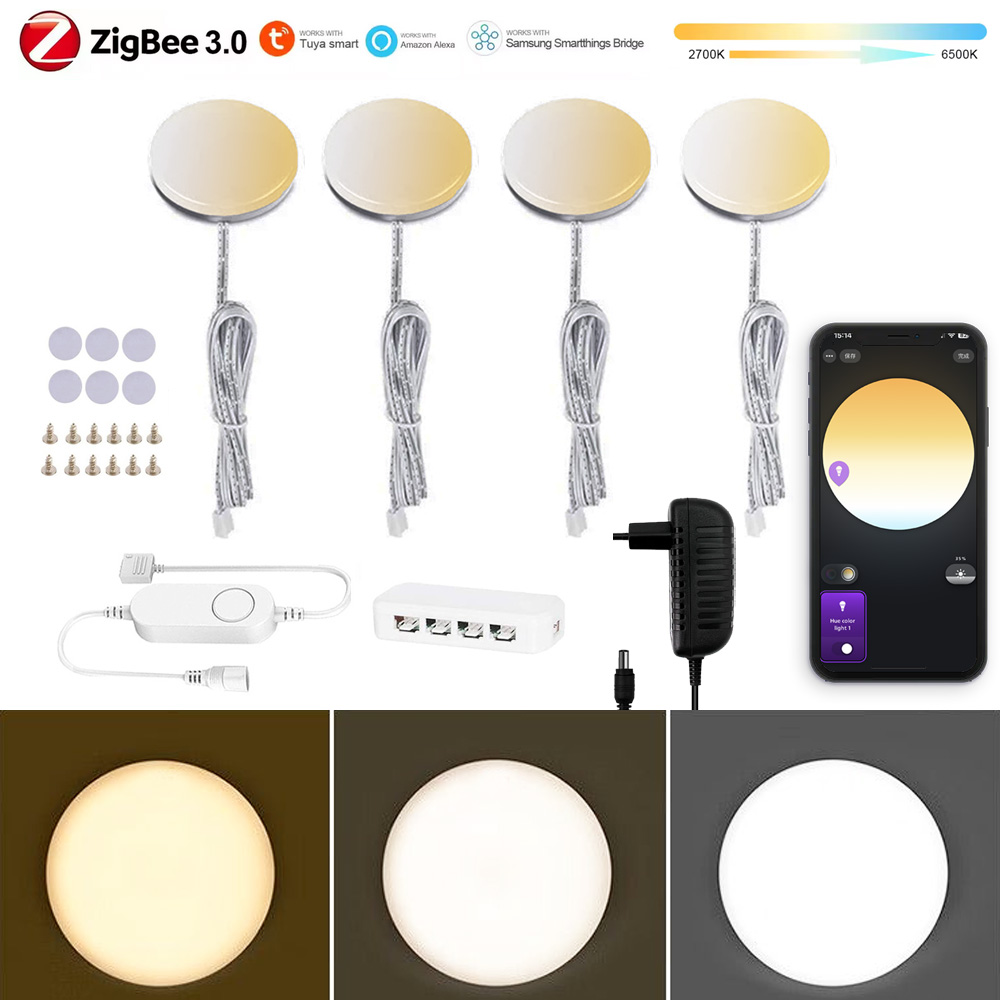 Drawer Dresser White - Zigbee 3.0 Round Dual White LED