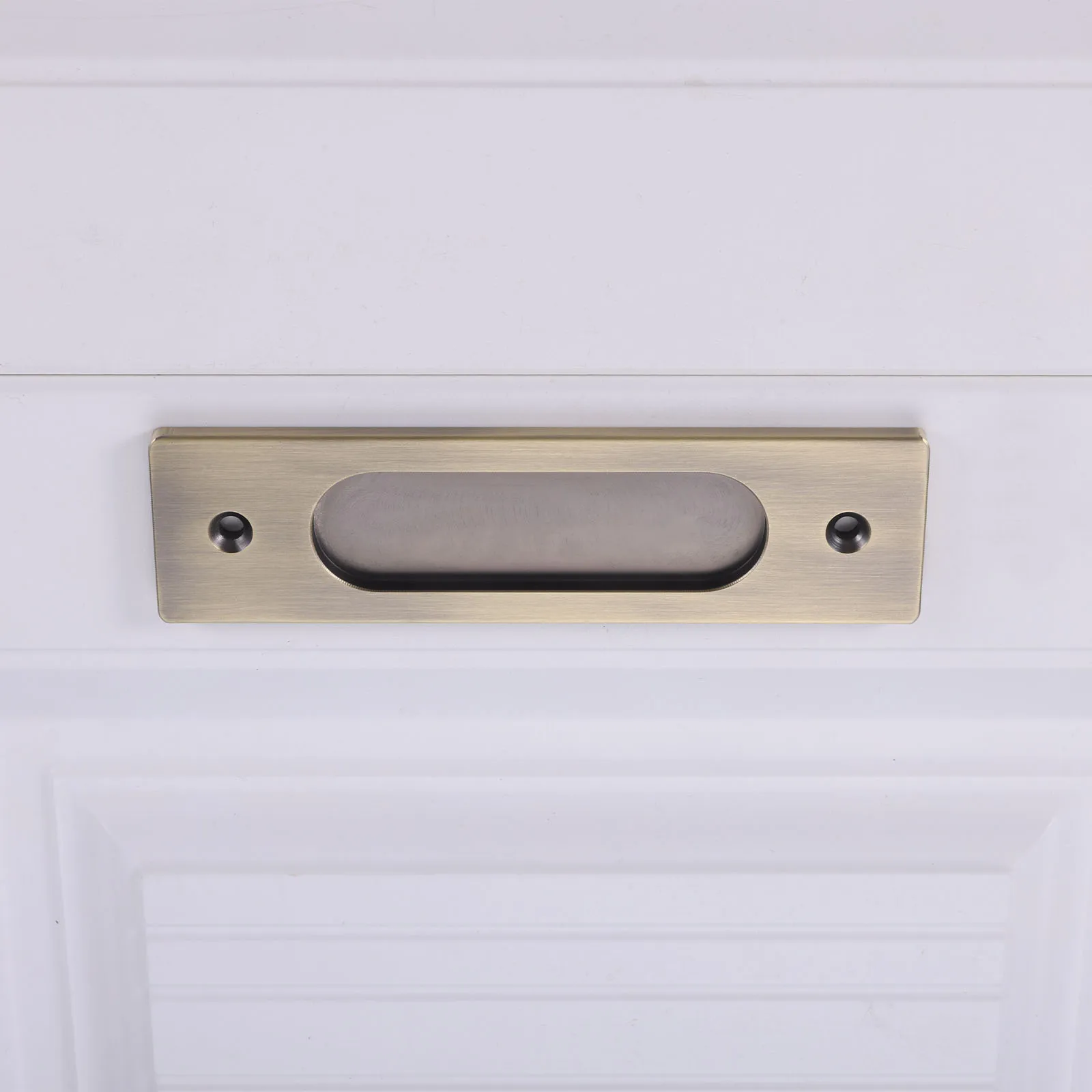 1pc Sliding Door Handle w/scre - Drawer Dresser White 评论和价格