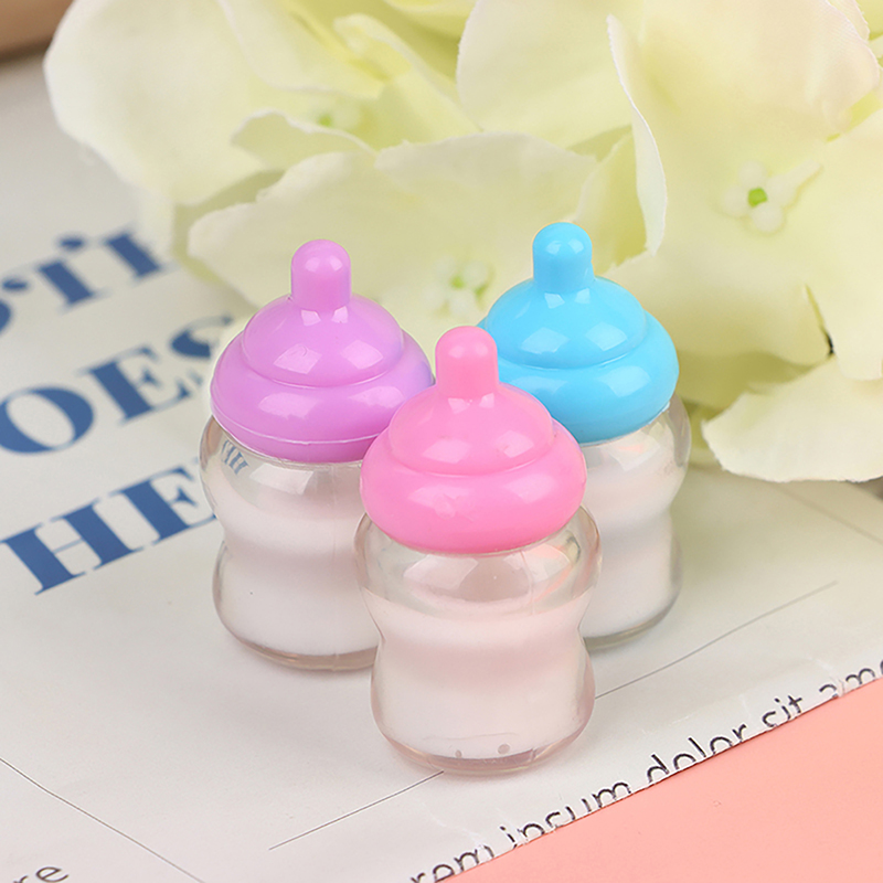 3PCS Dollhouse Baby Bottle Acc - Baby Nursery Dolls 评论和价格