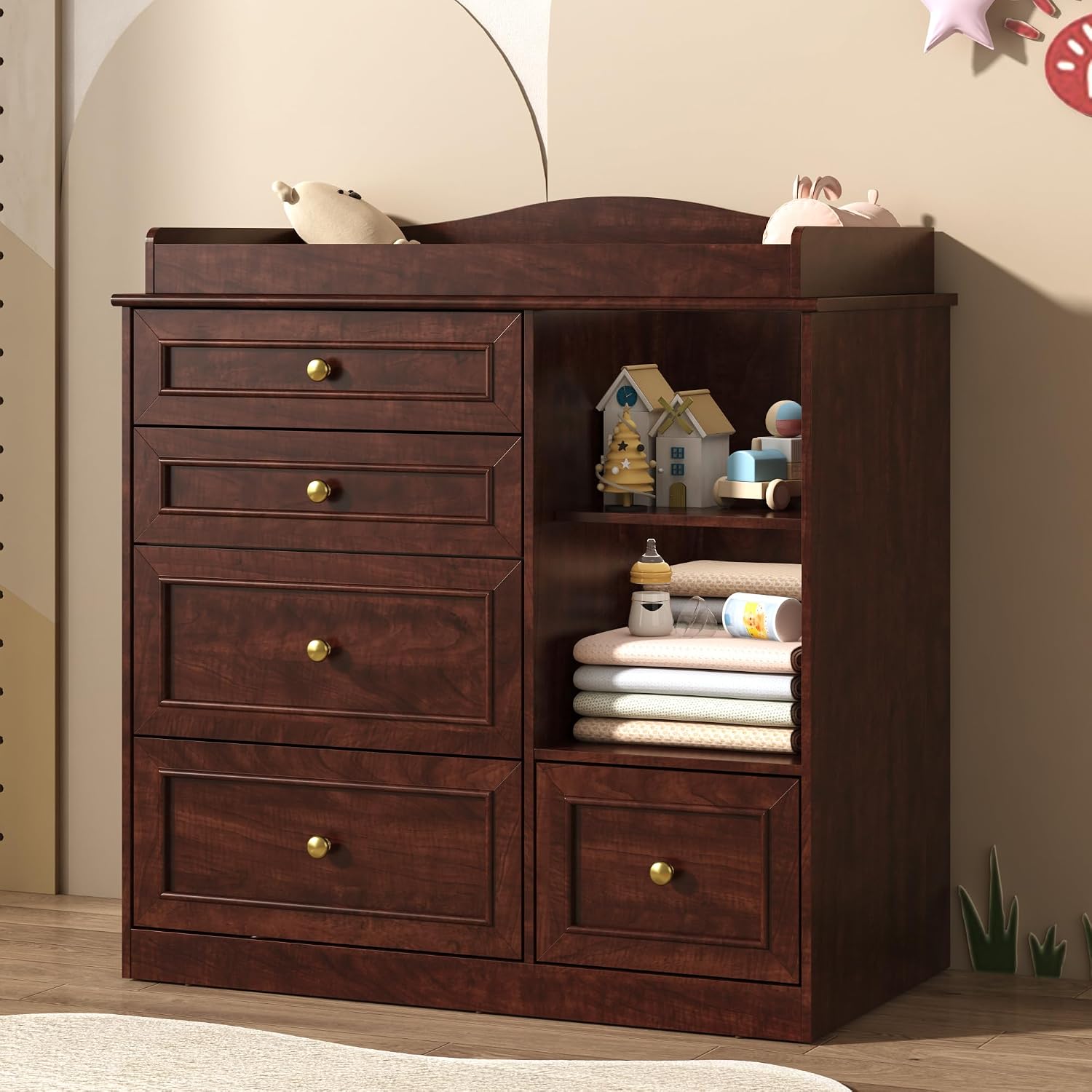 Changing Table Dresser Baby Nu - Baby Nursery Dresser Changing Table 评论和价格