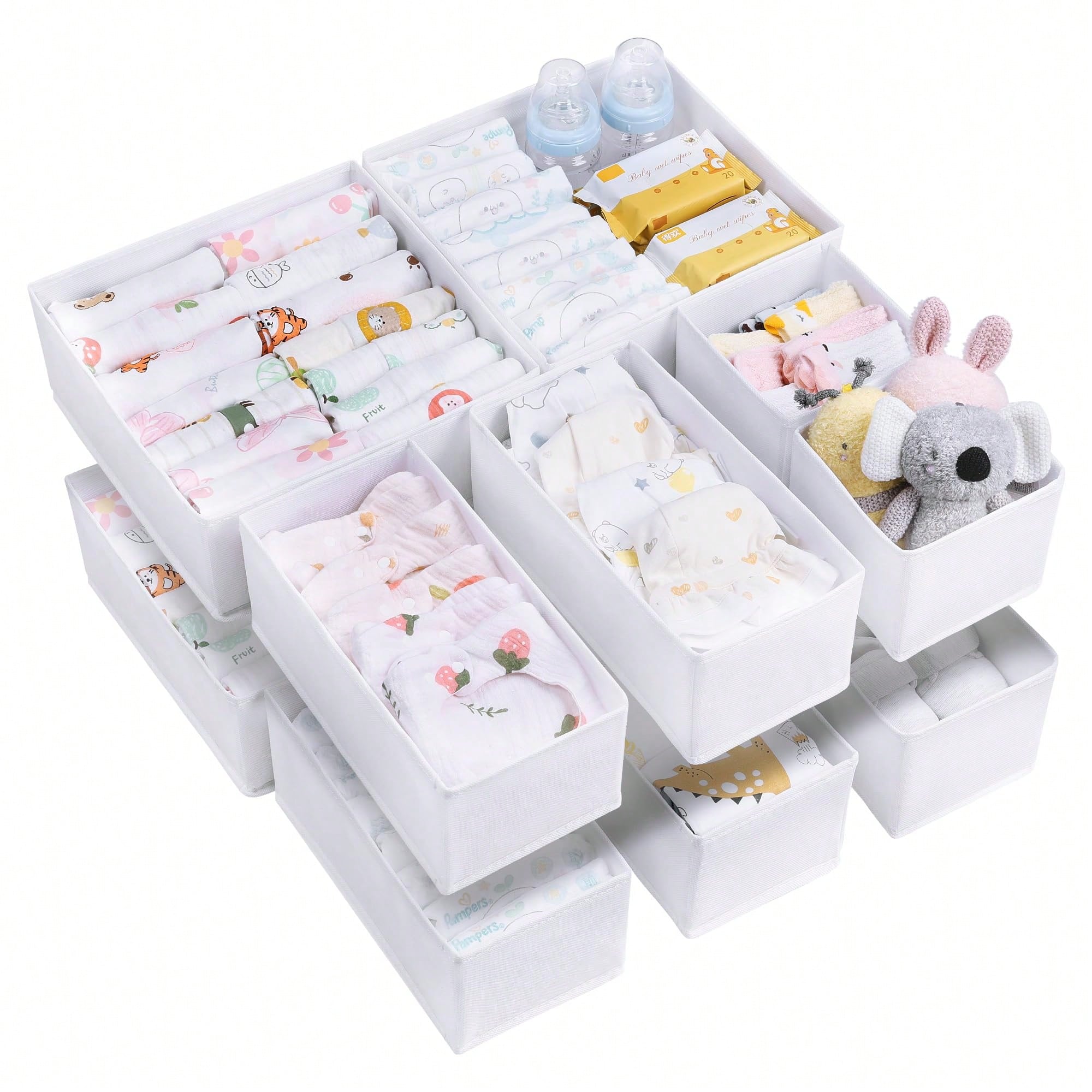 12 Pack Baby Clothes Dresser D - Baby Nursery Dresser Changing Table 评论和价格