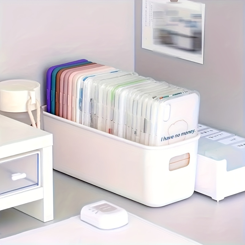 4pcs White Plastic Storage Box - Drawer Dresser White 评论和价格