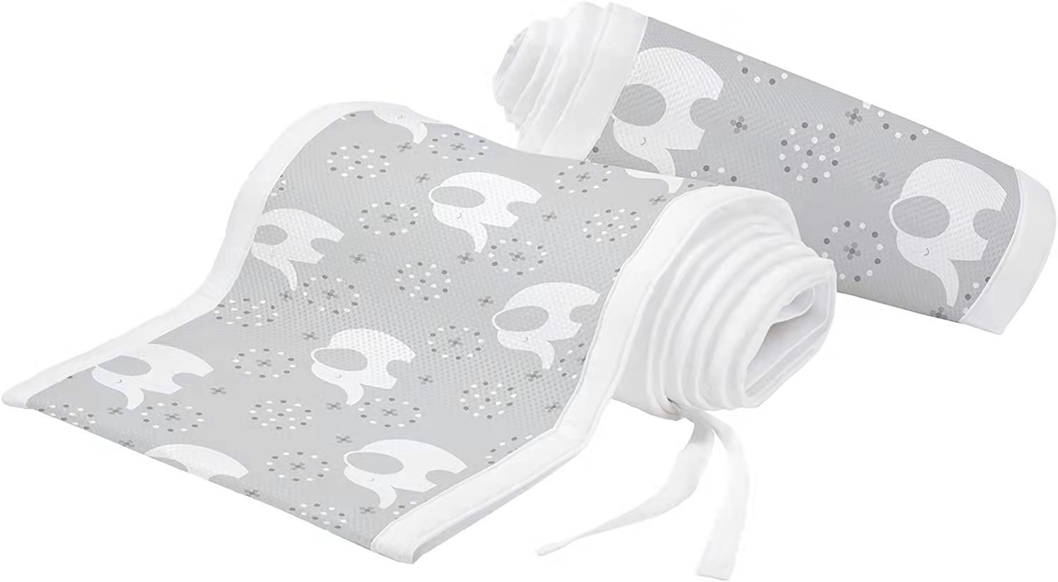 2Pcs Set Breathable Mesh Crib  - Baby Nursery Sale 评论和价格