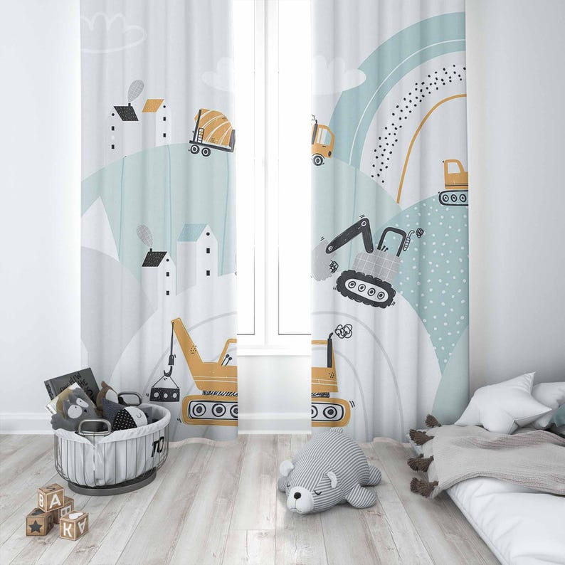 Baby Boy Nursery Curtains Rain - Baby Nursery Blackout Curtains 评论和价格