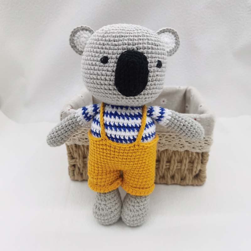 Baby Crochet Stuffed Lion Koal - Baby Nursery Games 评论和价格