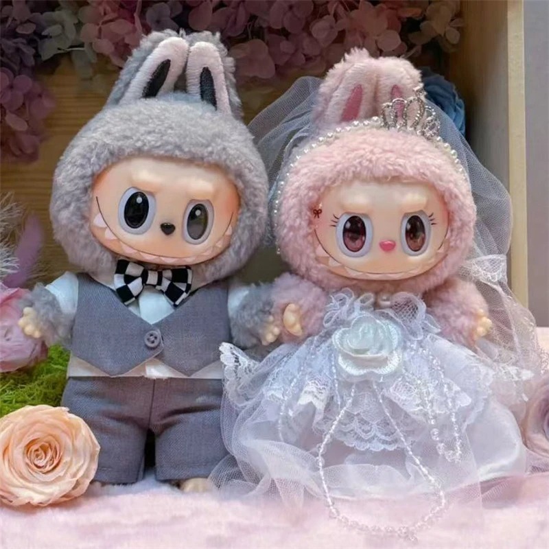 15 17cm For Labubu Doll Weddin - Baby Nursery Dolls 评论和价格