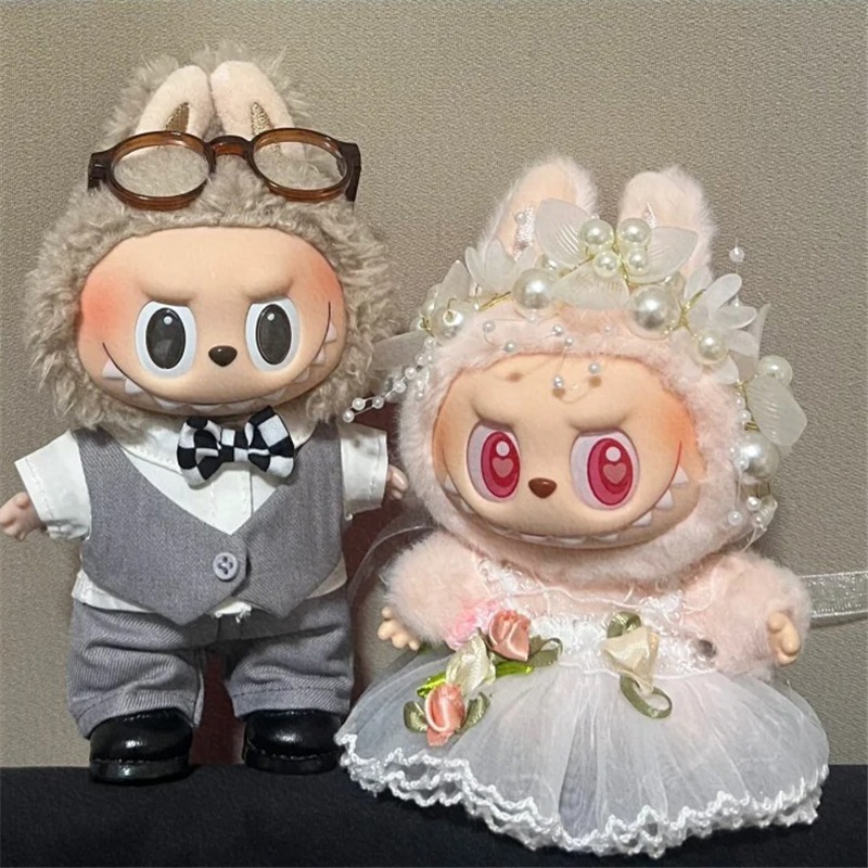 15 17cm For Labubu Doll Weddin - Baby Nursery Dolls 评论和价格