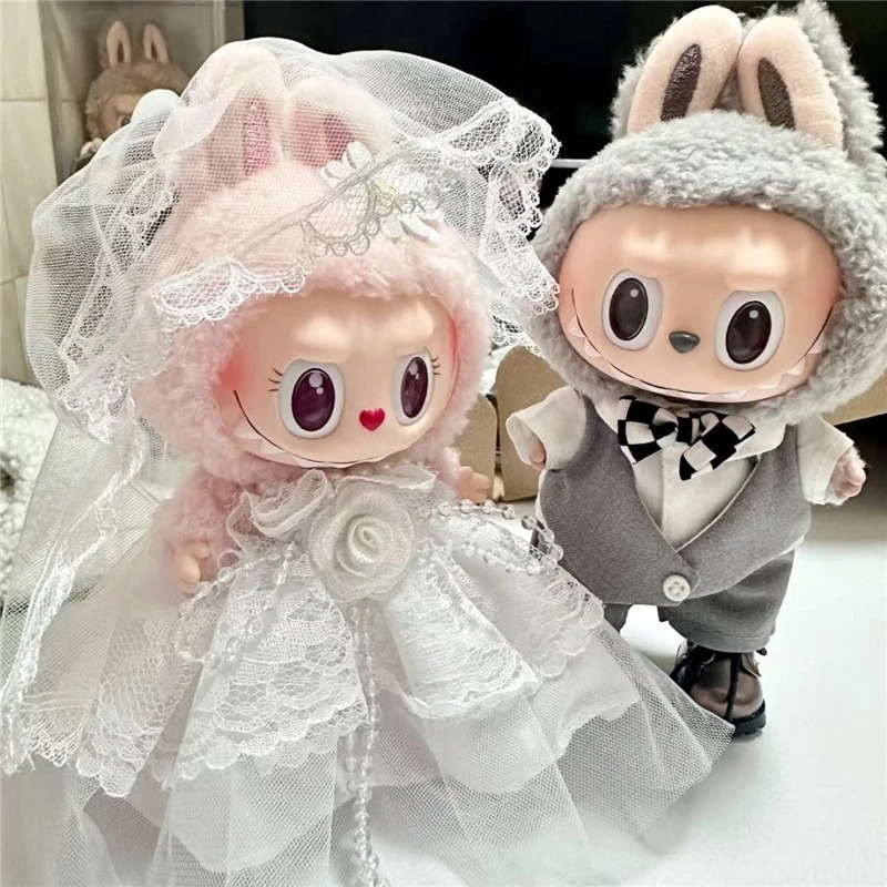 15 17cm For Labubu Doll Weddin - Baby Nursery Dolls 评论和价格