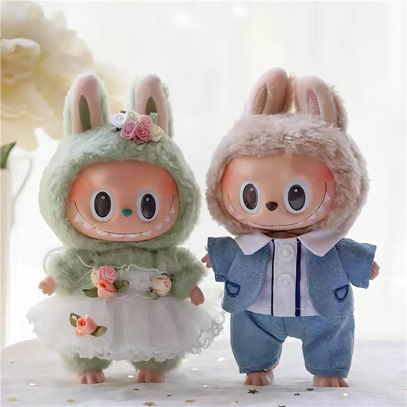 15 17cm For Labubu Doll Weddin - Baby Nursery Dolls 评论和价格
