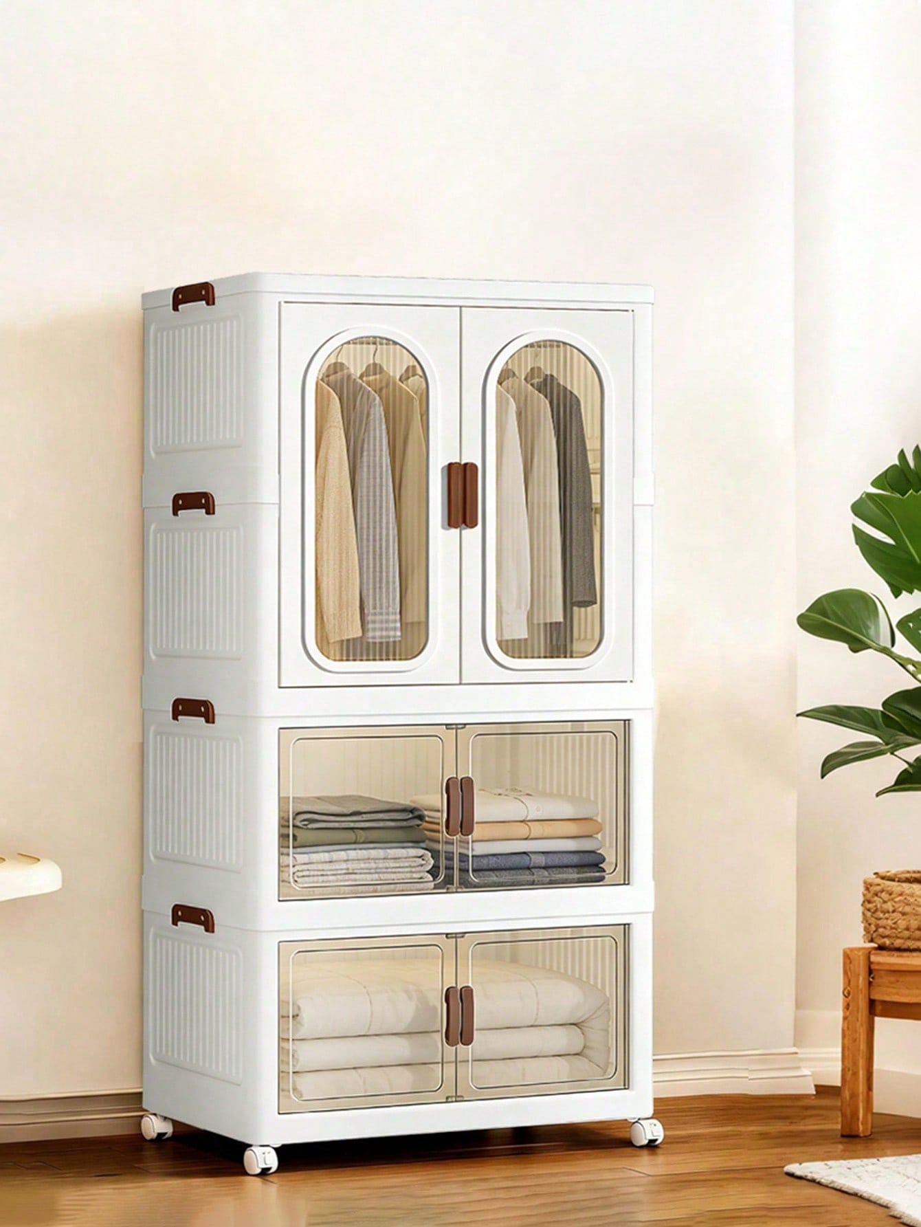 70cm 27.55 Inch Large Foldable - Drawer Dresser White 评论和价格