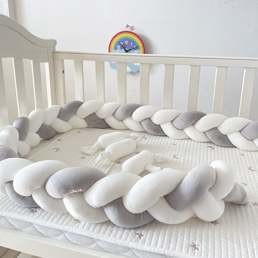 1M/2M/3M/4M Baby Braid Bumper  - Baby Nursery Sale 评论和价格