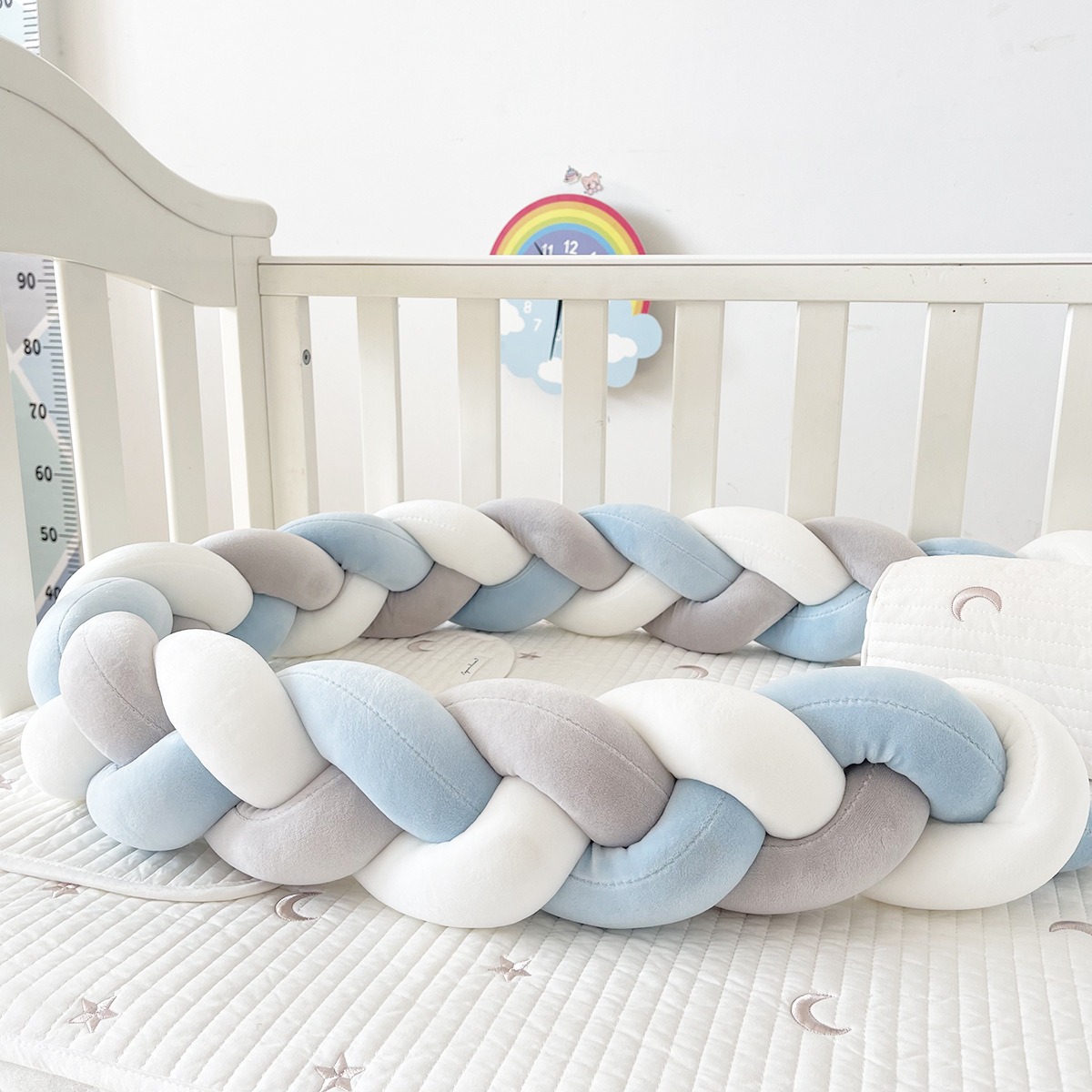1M/2M/3M/4M Baby Braid Bumper  - Baby Nursery Sale 评论和价格