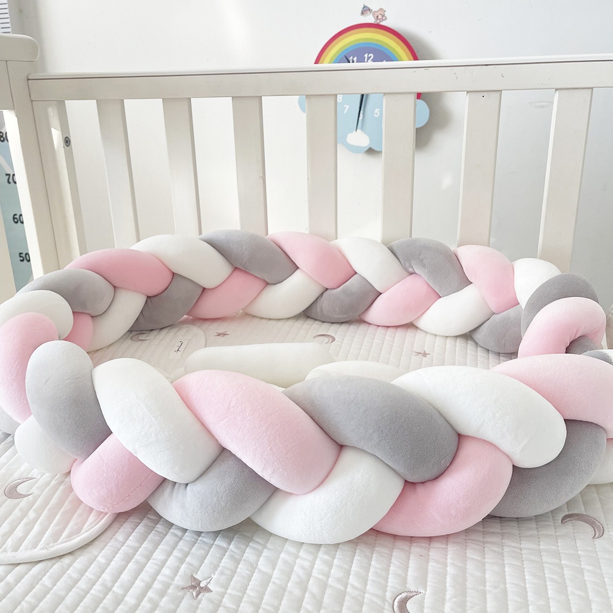 1M/2M/3M/4M Baby Braid Bumper  - Baby Nursery Sale 评论和价格