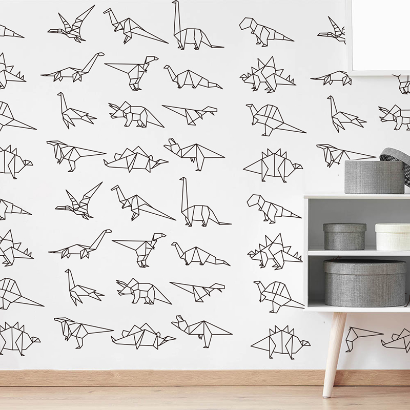 Cute Origami Dinosaurs Animal  - Baby Nursery Zoo Animals 评论和价格