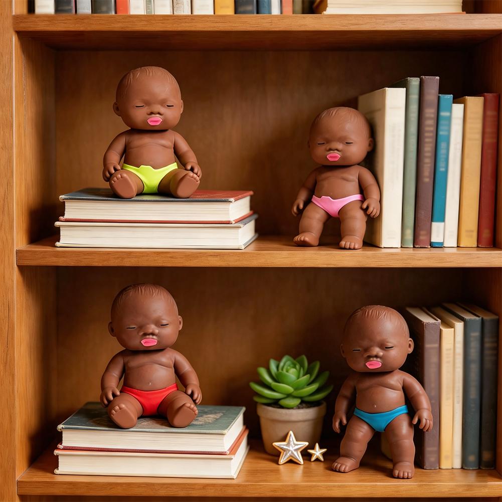 Natasha Black Baby Dolls Relie - Baby Nursery Dolls 评论和价格