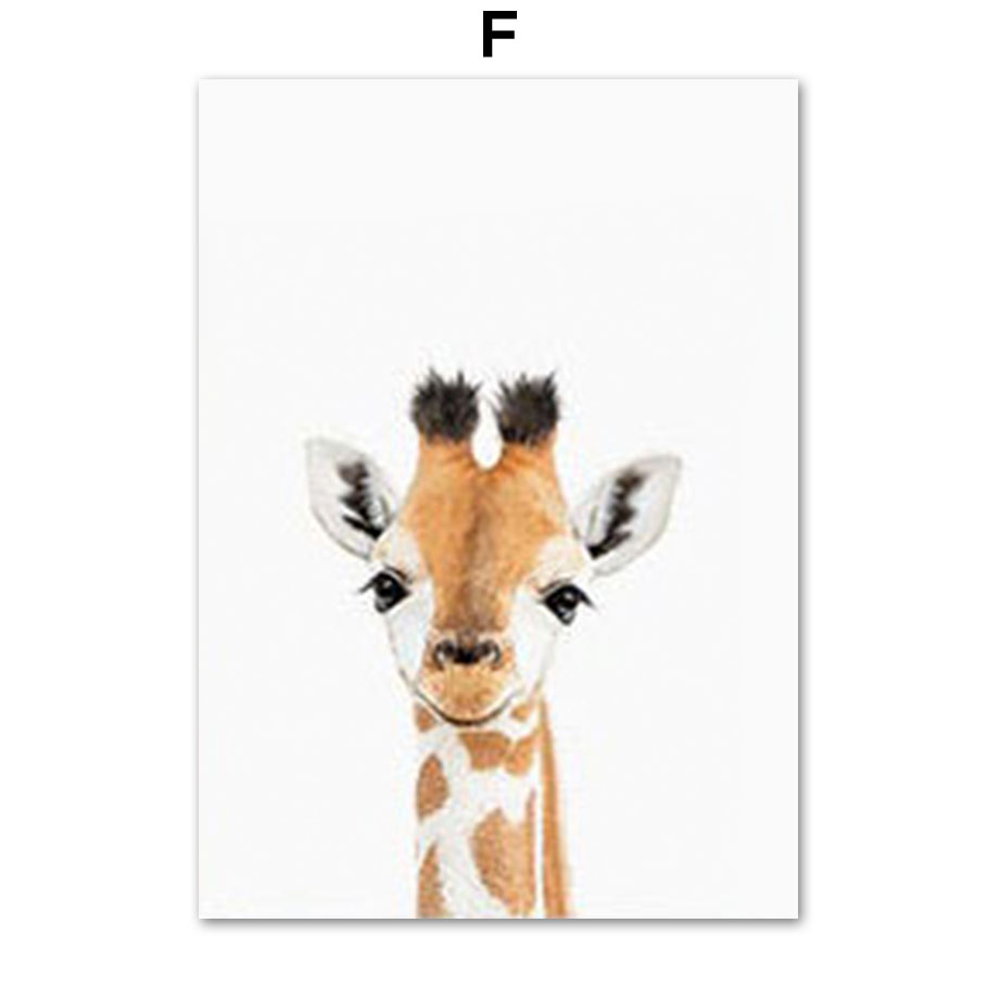 Baby Animal Nursery Wall Art P - Baby Nursery Zoo Animals 评论和价格