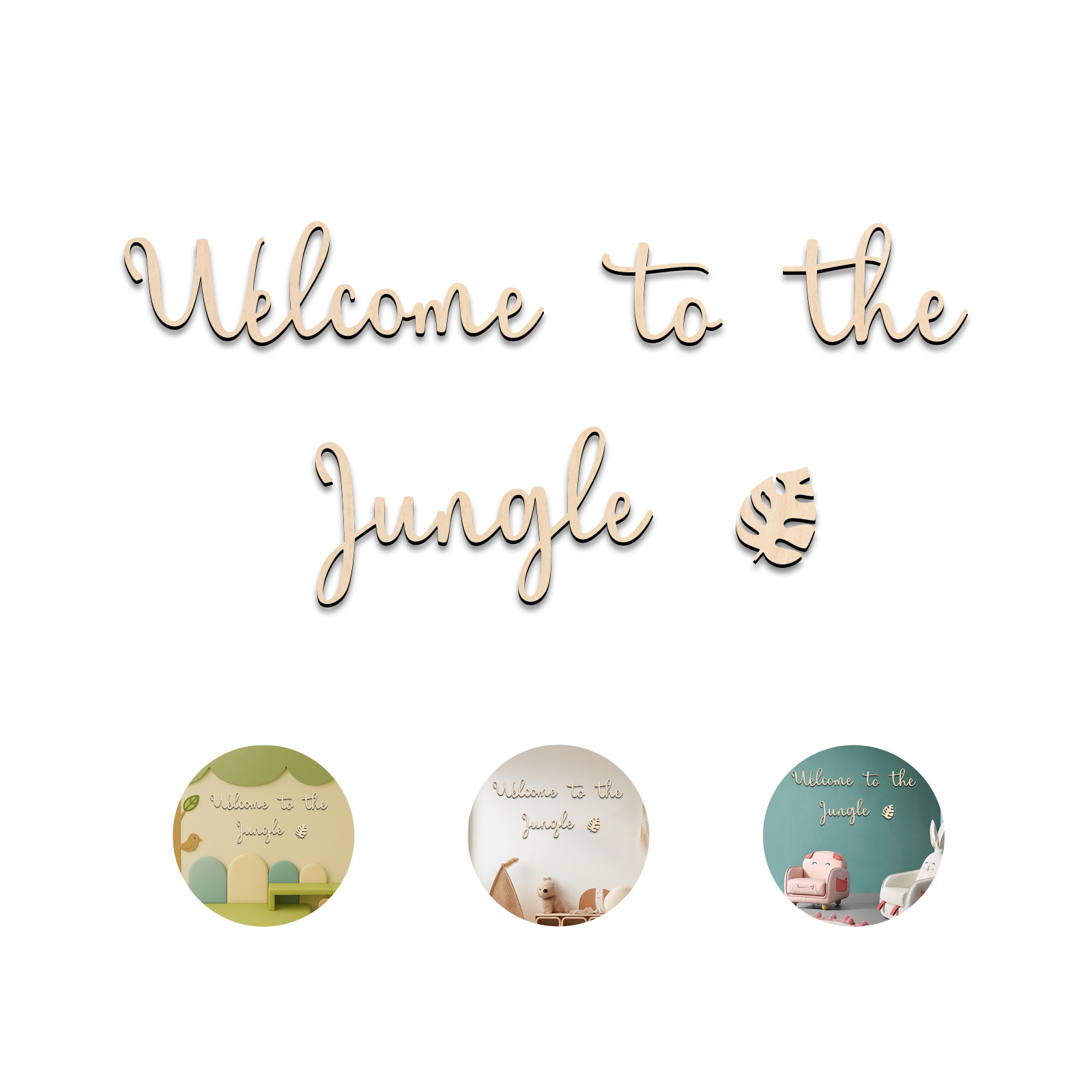 Welcome to the Jungle Wooden S - Baby Nursery Needs 评论和价格