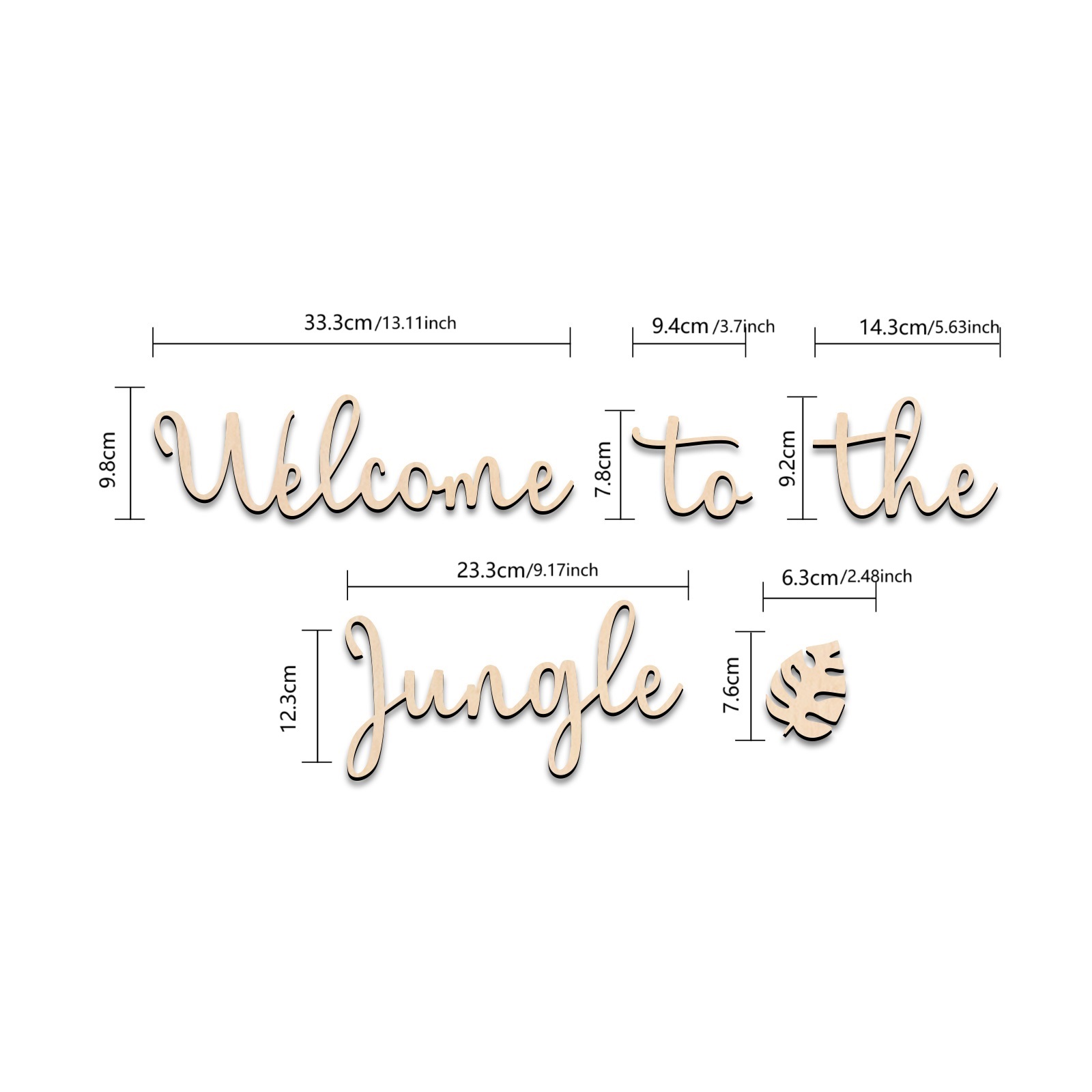 Welcome to the Jungle Wooden S - Baby Nursery Needs 评论和价格