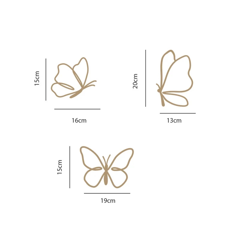 Wooden Butterflies Sign, Woode - Baby Nursery Needs 评论和价格