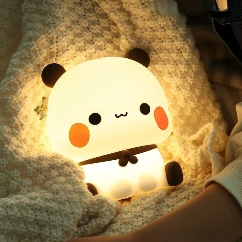 Panda Led Night Light Lamp Cut - Baby Nursery Dolls 评论和价格
