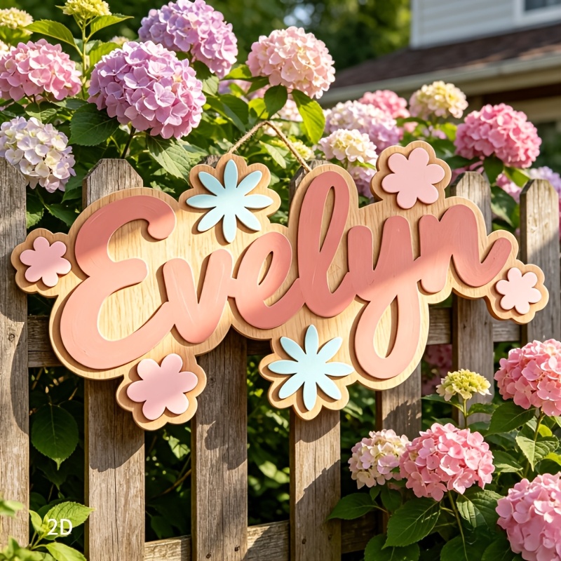 Personalized Floral Themed Nam - Baby Nursery Toy 评论和价格