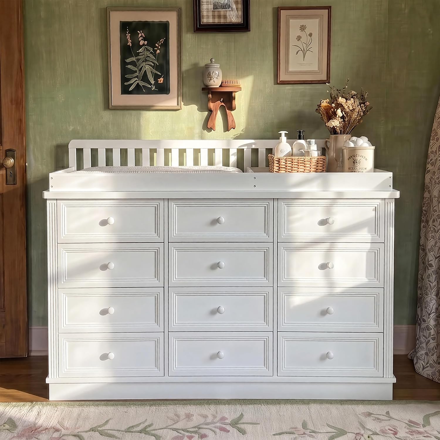 Baby Changing Table Dresser, 1 - Baby Nursery Dresser Changing Table 评论和价格