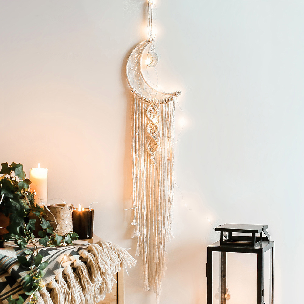 Macrame Dream Catcher Boho Hom - Baby Nursery Needs 评论和价格