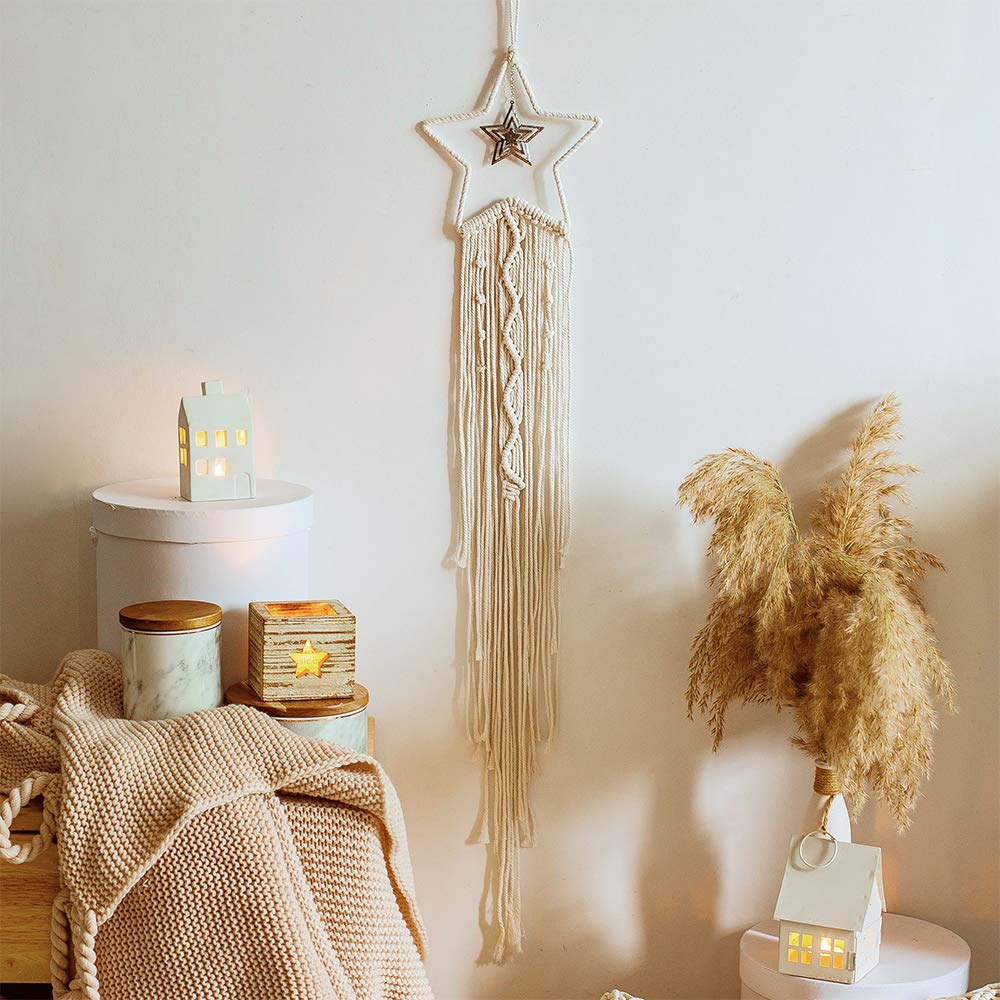 Macrame Dream Catcher Boho Hom - Baby Nursery Needs 评论和价格