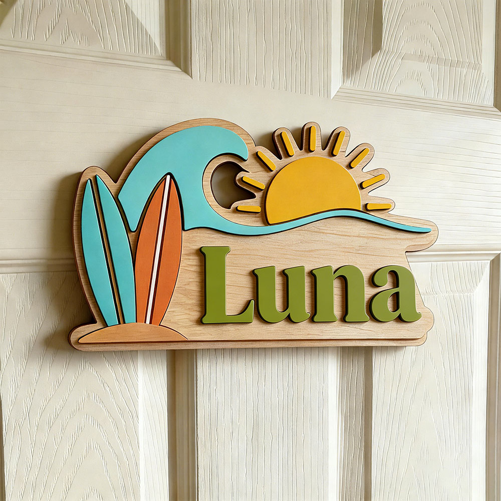 Custom Beach Wave Surfboard Su - Baby Nursery Toy 评论和价格