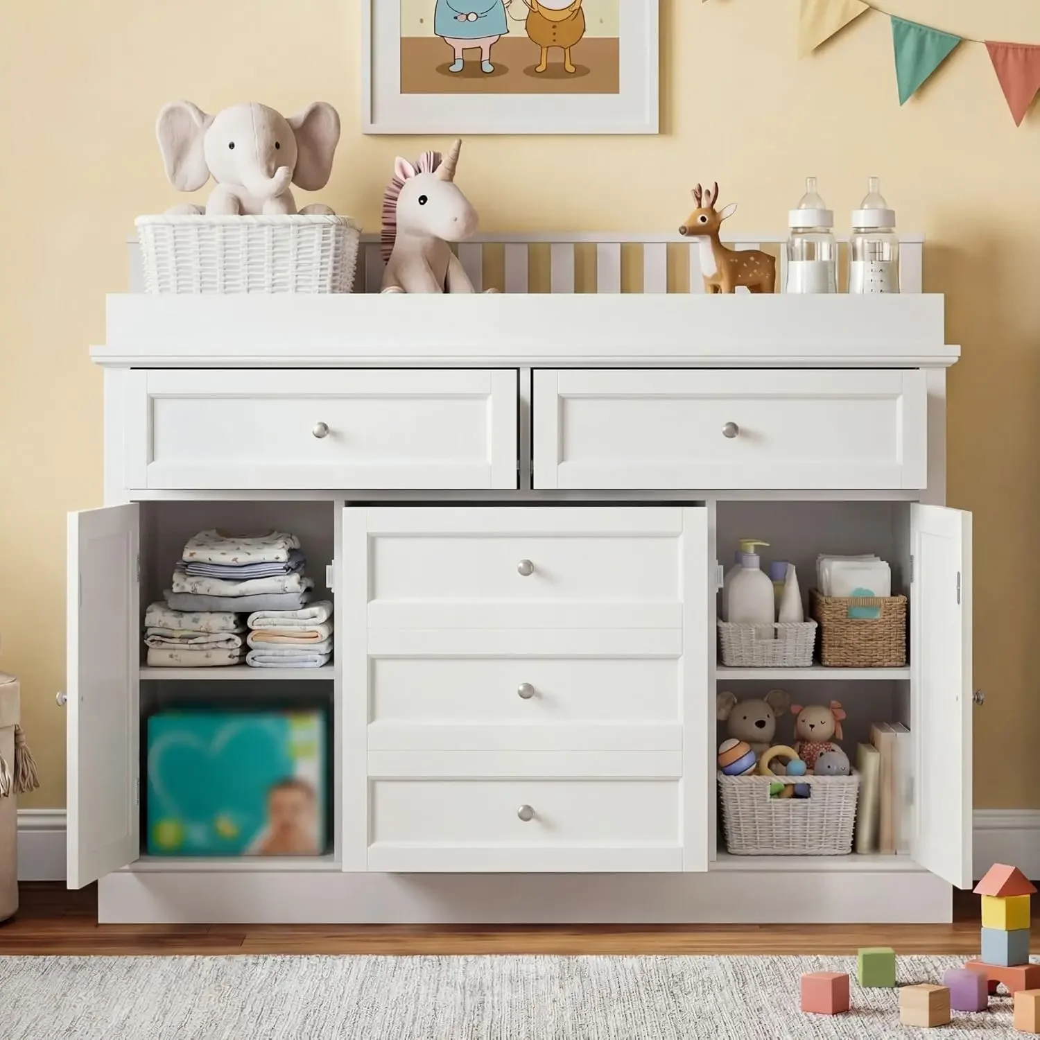 46 Baby Dresser with Changing  - Baby Nursery Dresser Changing Table 评论和价格