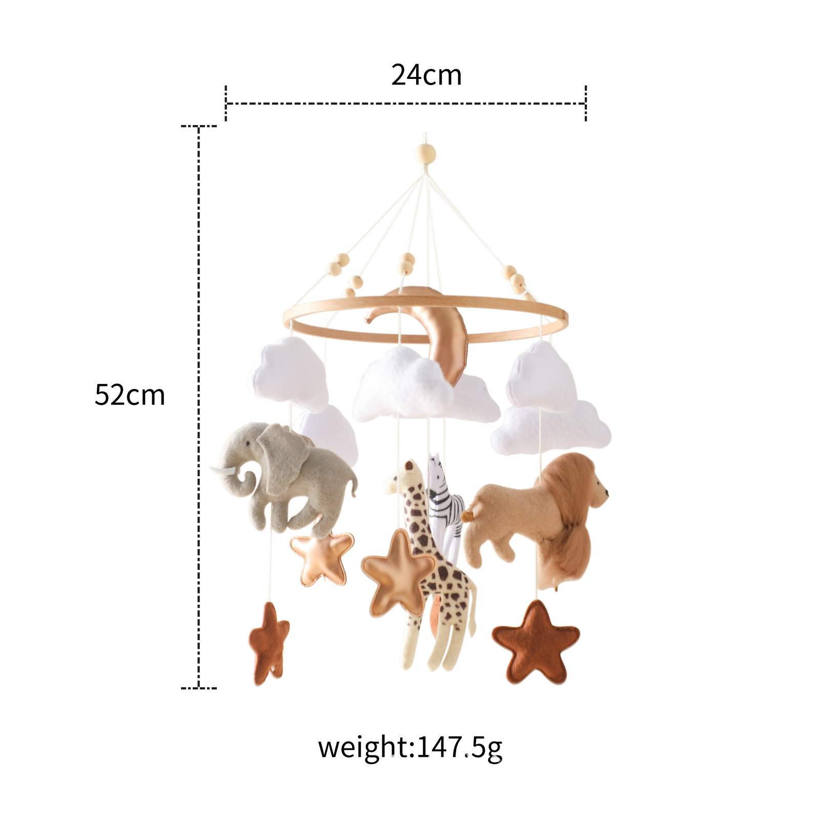 Hot Sale Nordic Handmade Felt  - Baby Nursery Sale 评论和价格