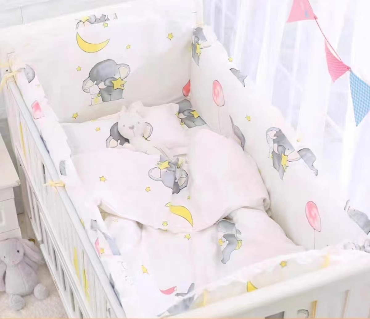 6Pcs Cotton Standard Size Crib - Baby Nursery Sale 评论和价格