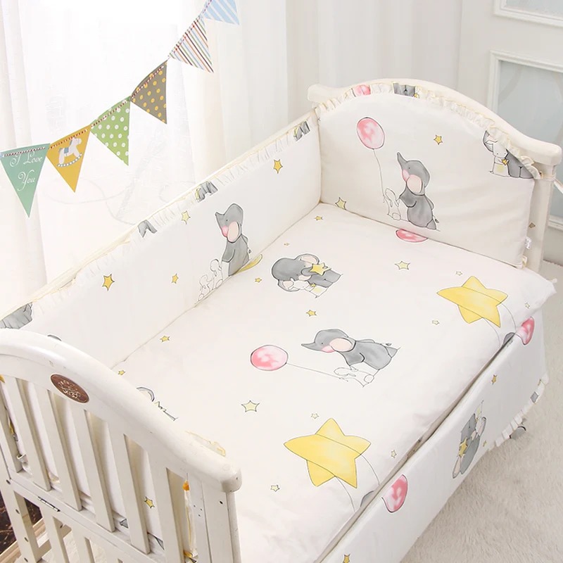 6Pcs Cotton Standard Size Crib - Baby Nursery Sale 评论和价格